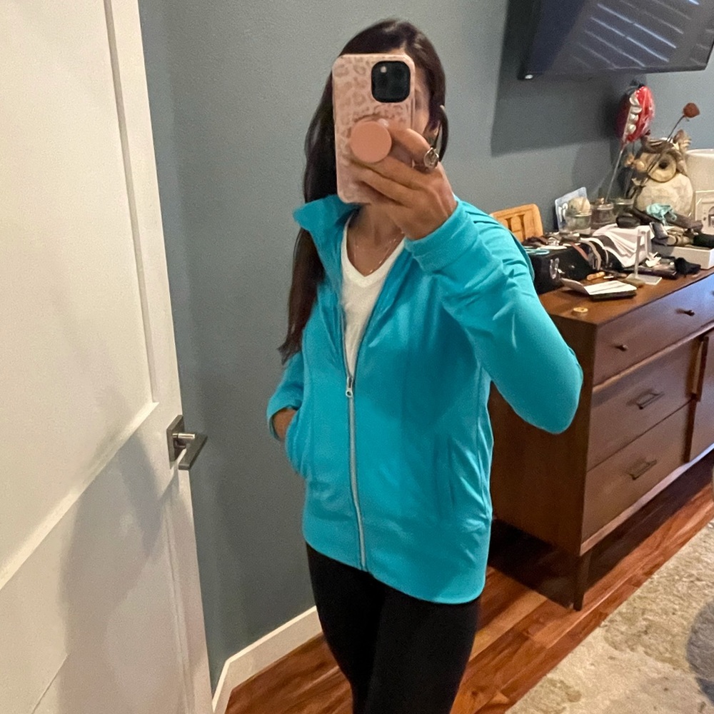 Lorna Jane Blue Active Zip